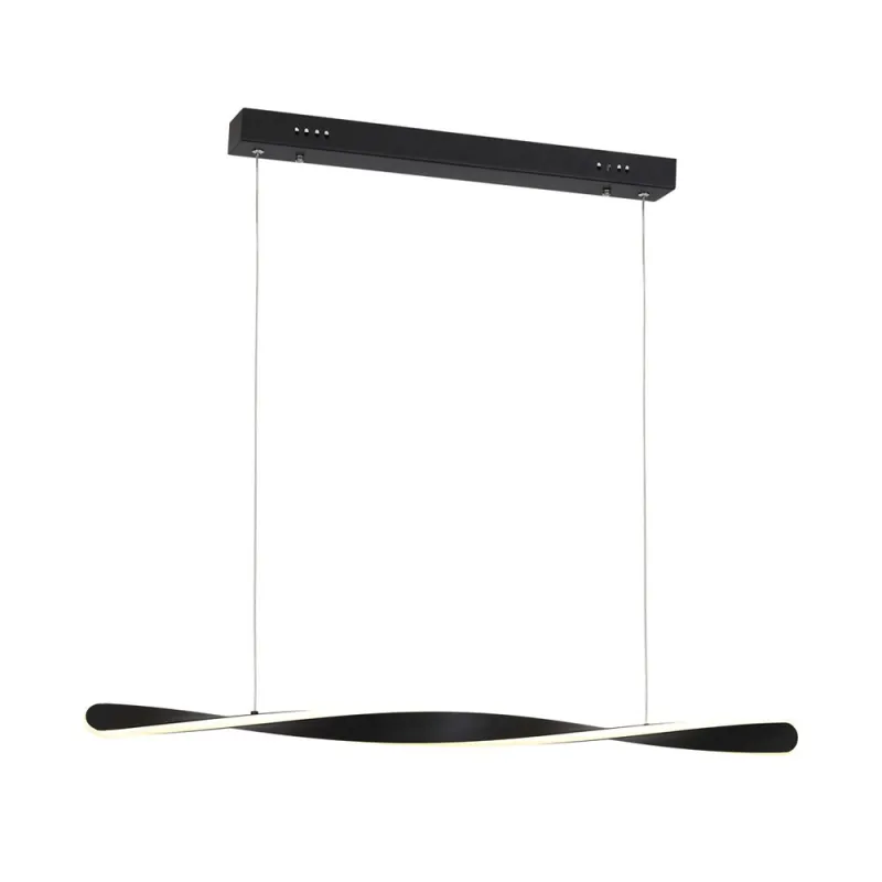 Suspensie SWIRL Milagro Modern, LED, Negru, ML5498, Polonia
