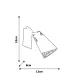 Lustra Plafon RICK Milagro Modern, E14, Negru, ML5565, Polonia
