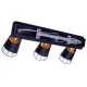 Lustra Plafon RICK Milagro Modern, E14, Negru, ML5567, Polonia