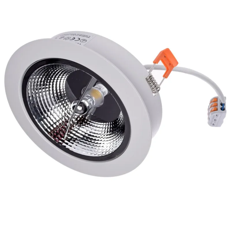 Downlight Circular Incastrat REDONDO Milagro Modern, AR111 GU10, Alb, ML5695, Polonia