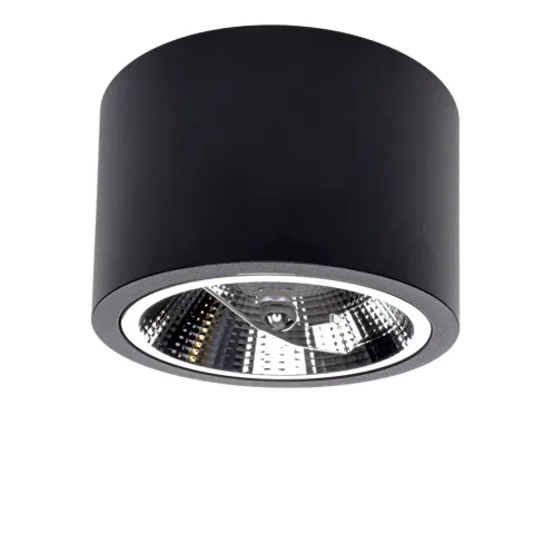 Downlight Circular Aplicat REDONDO Milagro Modern, AR111 GU10, Negru, ML5698, Polonia