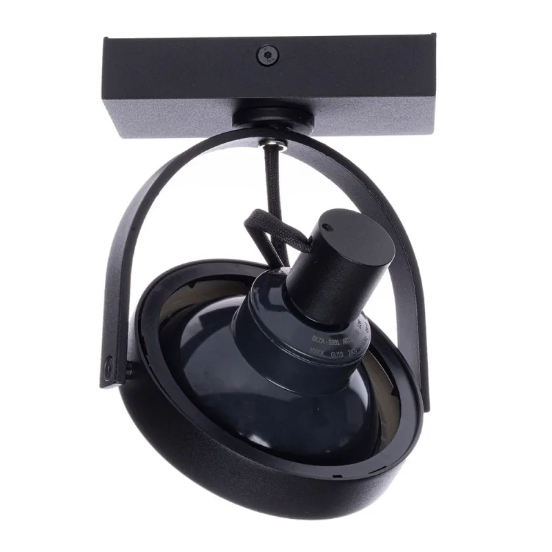 Downlight Aplicat Circular LUGAR Milagro Modern, AR111 GU10, Negru, ML5704, Polonia
