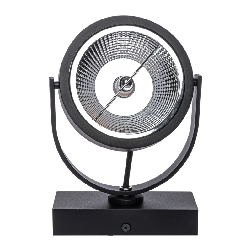 Downlight Aplicat Circular LUGAR Milagro Modern, AR111 GU10, Negru, ML5704, Polonia