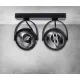 Downlight Aplicat Circular LUGAR Milagro Modern, AR111 GU10, Negru, ML5706, Polonia