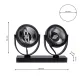 Downlight Aplicat Circular LUGAR Milagro Modern, AR111 GU10, Negru, ML5706, Polonia