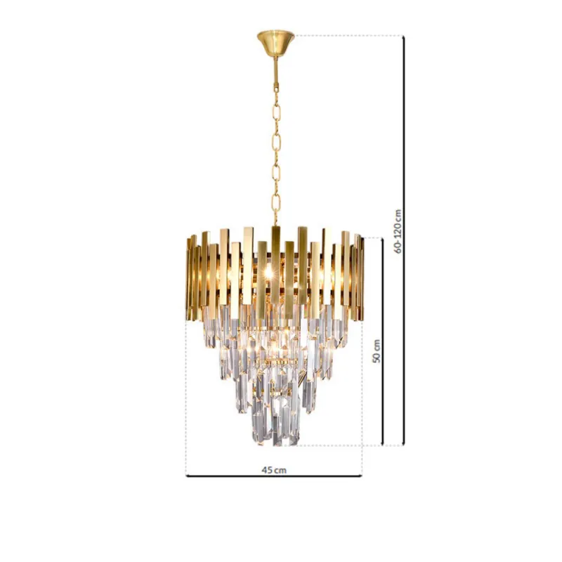 Candelabru ASPEN GOLD Milagro Modern, E14, Auriu, ML6000, Polonia
