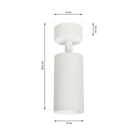 Downlight Circular Aplicat MICA Milagro Modern, GU10, Alb, ML6087, Polonia