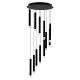 Suspensie CARBON Milagro Modern, LED, Negru, ML6161, Polonia