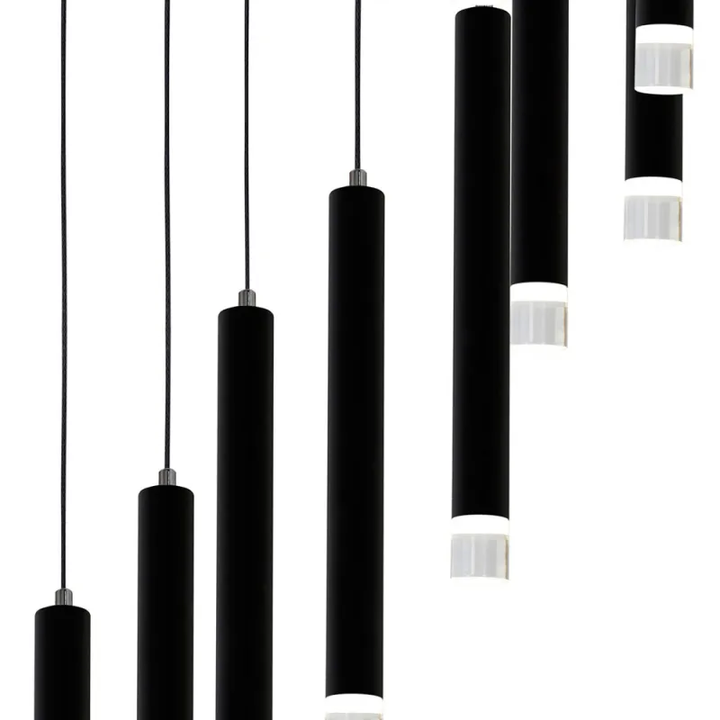 Suspensie CARBON Milagro Modern, LED, Negru, ML6161, Polonia