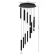 Suspensie CARBON Milagro Modern, LED, Negru, ML6161, Polonia