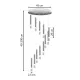 Suspensie ICE Milagro Modern, LED, Crom, ML6162, Polonia