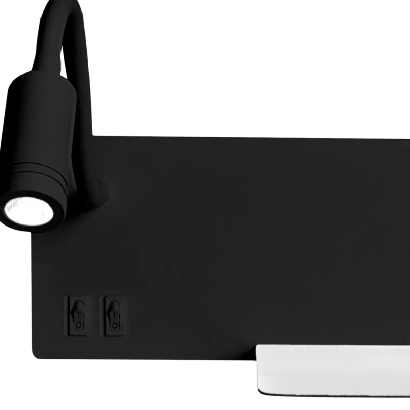 Aplica de Citit SHELF Milagro Modern, LED, Negru, ML6344, Polonia