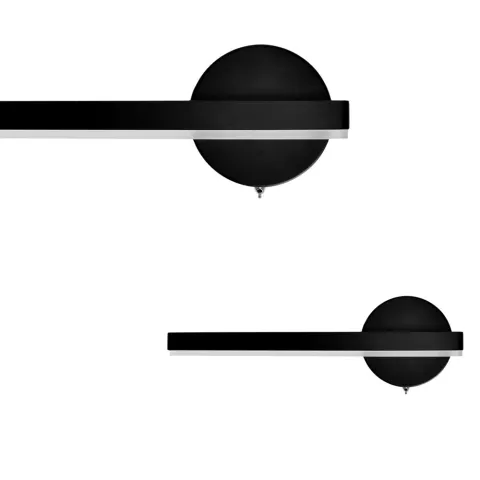 Aplica SYDNEY Milagro Modern, LED, Negru, ML6346, Polonia