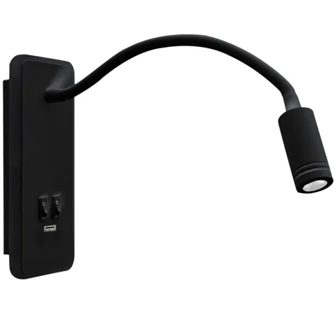 Aplica Citit BASE Milagro Modern, LED, Negru, ML63500, Polonia