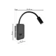 Aplica Citit BASE Milagro Modern, LED, Negru, ML6352, Polonia