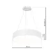 Plafoniera Tehnica OHIO Milagro Modern, LED, Alb, ML6357, Polonia