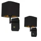 Aplica NAPOLI BLACK Milagro Modern, E27, Negru, ML6365, Polonia