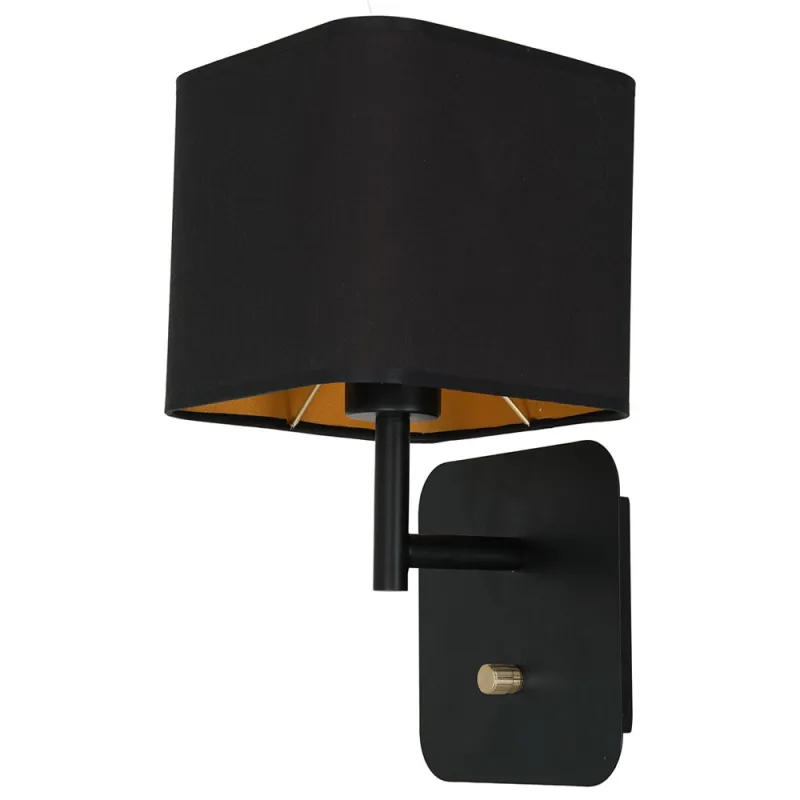 Aplica NAPOLI BLACK Milagro Modern, E27, Negru, ML6365, Polonia