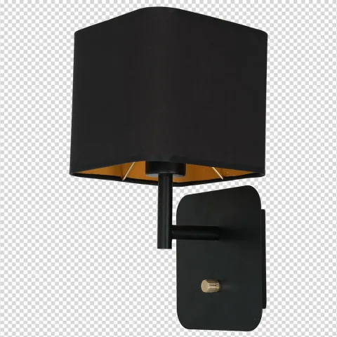 Aplica NAPOLI BLACK Milagro Modern, E27, Negru, ML6365, Polonia