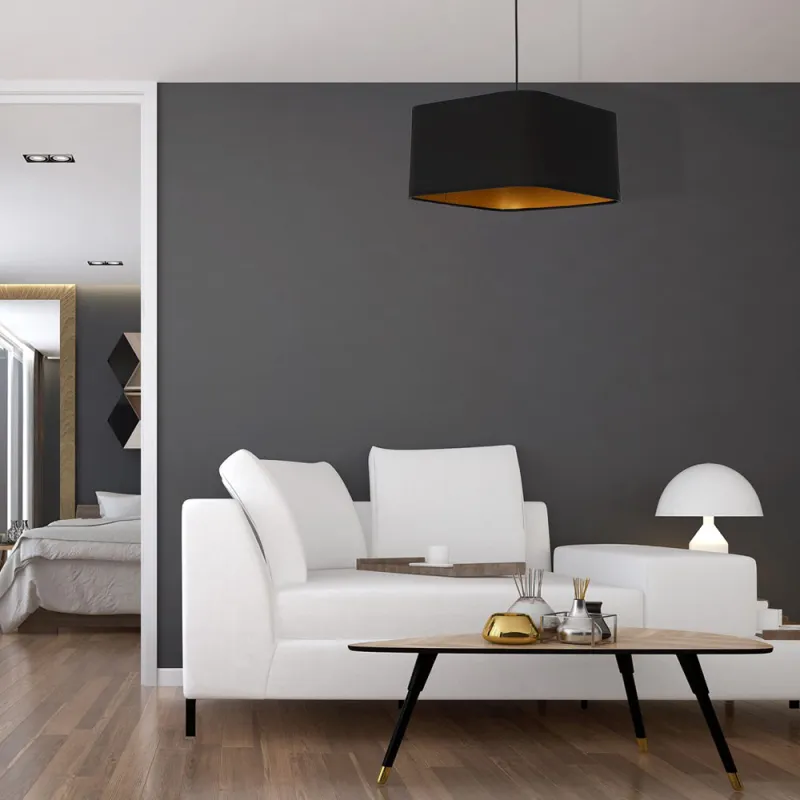 Pendul NAPOLI BLACK Milagro Modern, E27, Negru, ML6368, Polonia