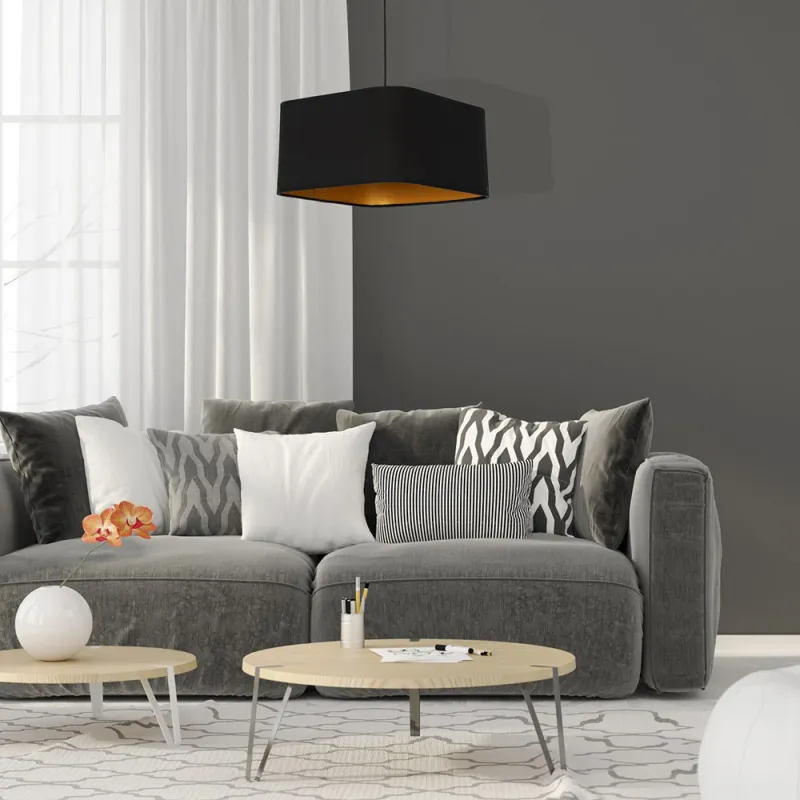 Pendul NAPOLI BLACK Milagro Modern, E27, Negru, ML6368, Polonia