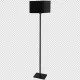 Lampadar NAPOLI BLACK Milagro Modern, E27, Negru, ML6370, Polonia
