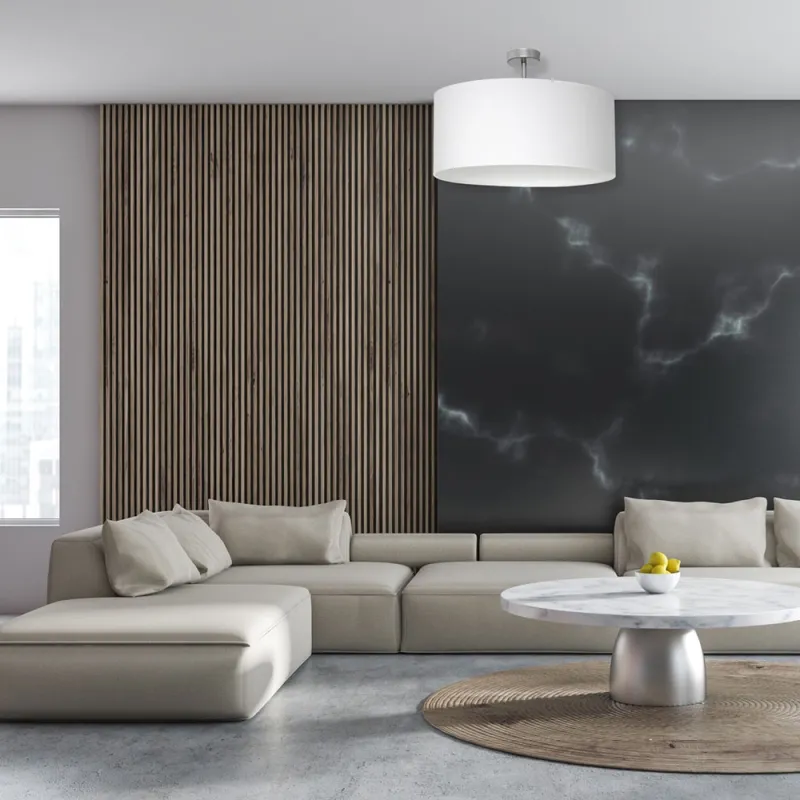 Plafoniera CASINO WHITE Milagro Modern, E27, Argintiu, ML6373, Polonia