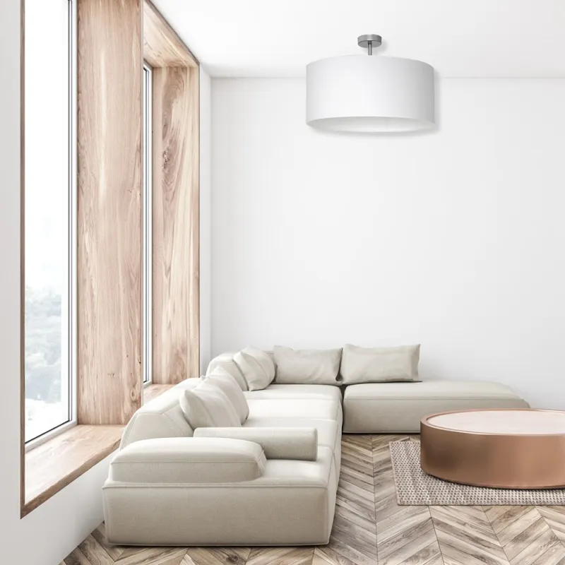 Plafoniera CASINO WHITE Milagro Modern, E27, Argintiu, ML6373, Polonia