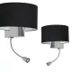 Aplica Citit CASINO BLACK Milagro Modern, E27/Led, Argintiu, ML6378, Polonia