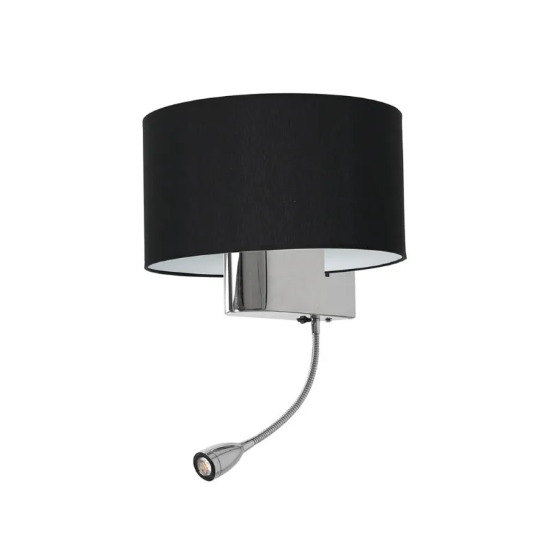 Aplica Citit CASINO BLACK Milagro Modern, E27/Led, Argintiu, ML6378, Polonia