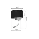 Aplica Citit CASINO BLACK Milagro Modern, E27/Led, Argintiu, ML6378, Polonia