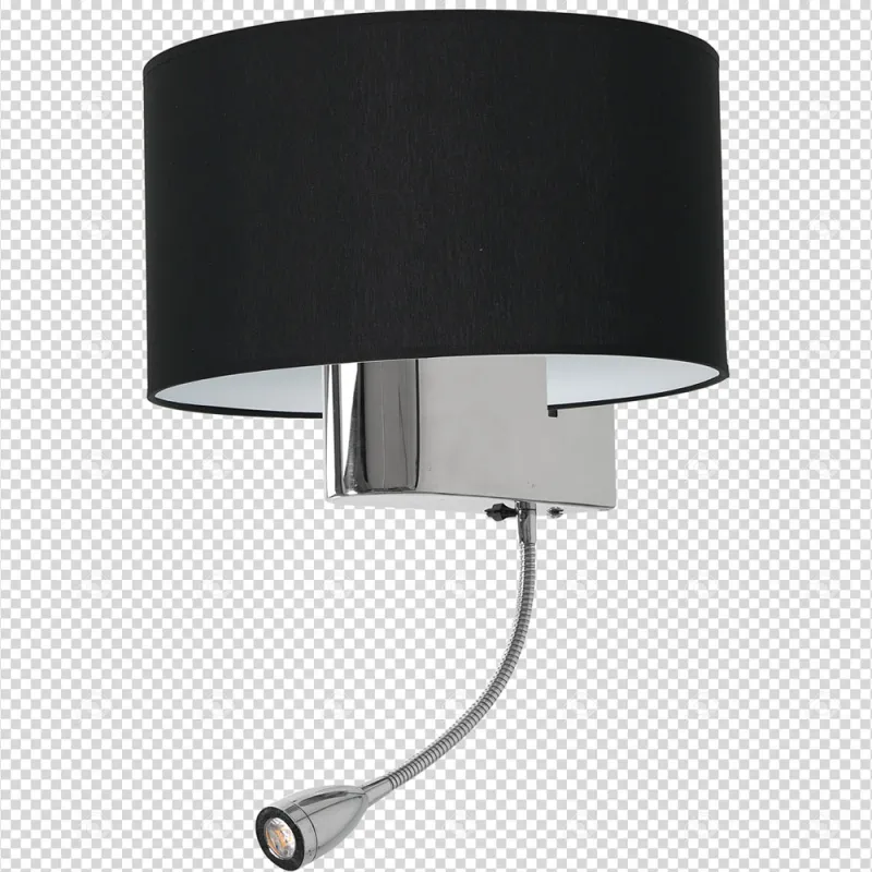 Aplica Citit CASINO BLACK Milagro Modern, E27/Led, Argintiu, ML6378, Polonia