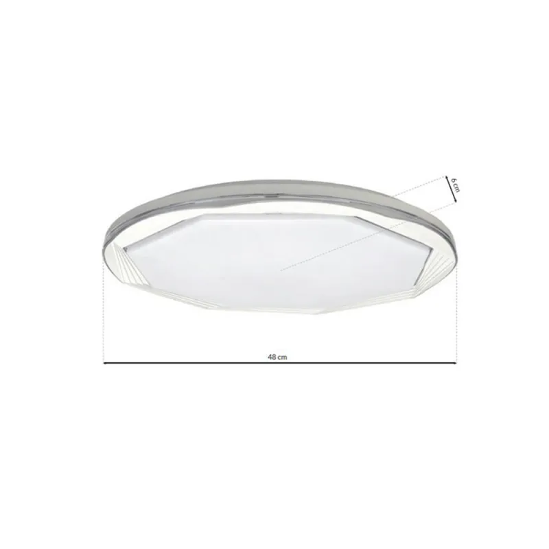 Plafoniera OPTIMA Milagro Modern, LED, Alb, ML6400, Polonia