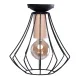 Plafoniera WILL BLACK Milagro Modern, E27, Natural/Negru, MLP4189, Polonia