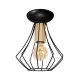 Plafoniera WILL BLACK Milagro Modern, E27, Natural/Negru, MLP4189, Polonia