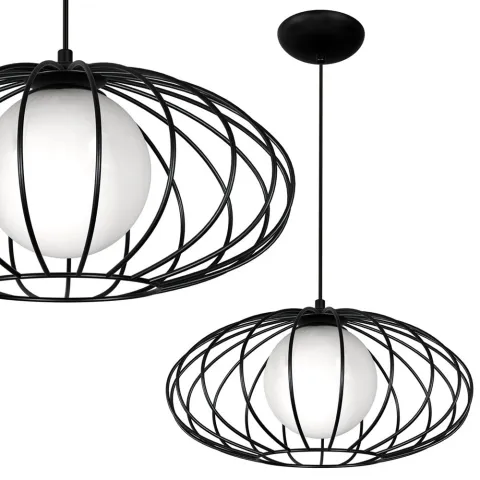 Pendul KRONOS BLACK Milagro Modern, E14, Negru, MLP4422, Polonia