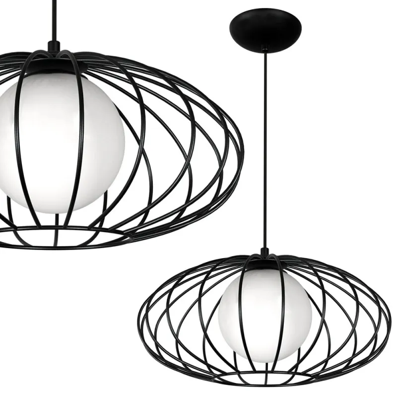 Pendul KRONOS BLACK Milagro Modern, E14, Negru, MLP4422, Polonia