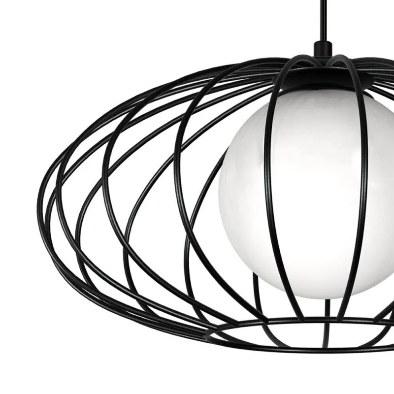 Pendul KRONOS BLACK Milagro Modern, E14, Negru, MLP4422, Polonia