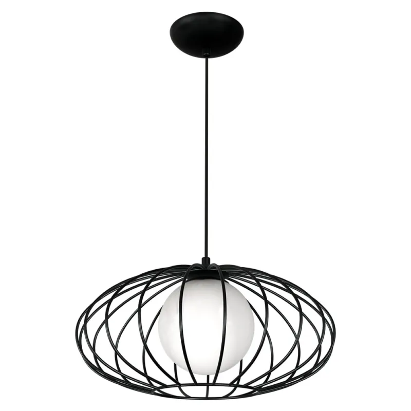 Pendul KRONOS BLACK Milagro Modern, E14, Negru, MLP4422, Polonia
