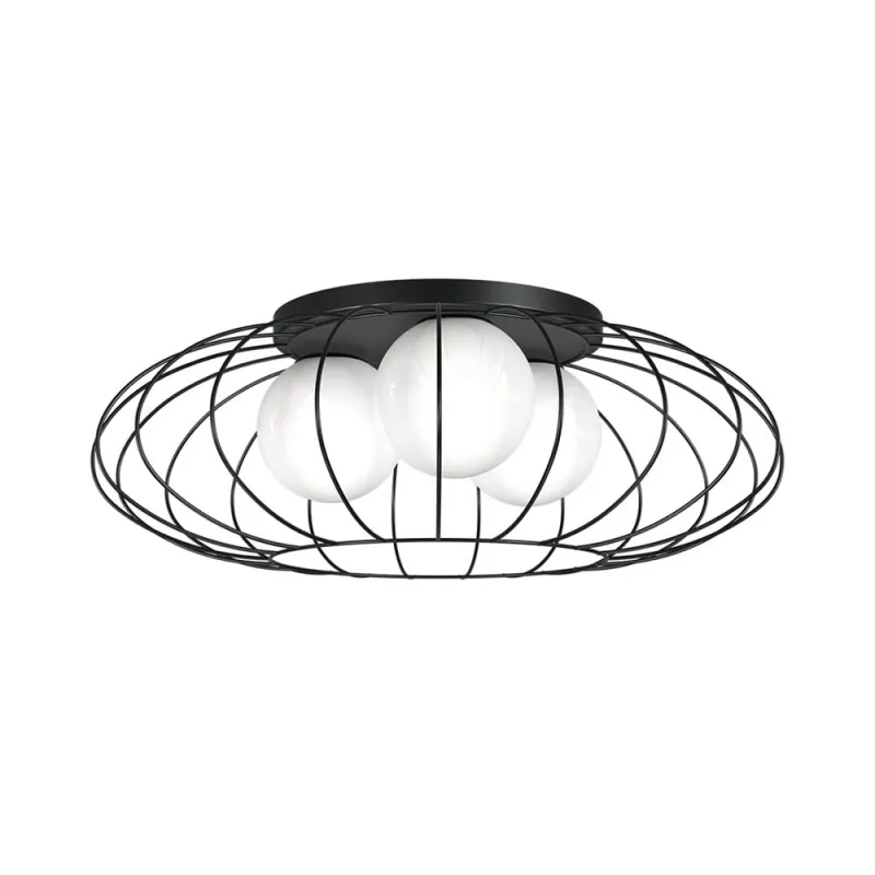 Plafoniera KRONOS BLACK Milagro Modern, E14, Negru, MLP4426, Polonia