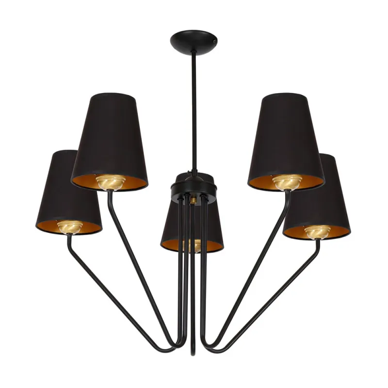 Candelabru VICTORIA BLACK Milagro Modern, E27, Auriu, MLP4913, Polonia