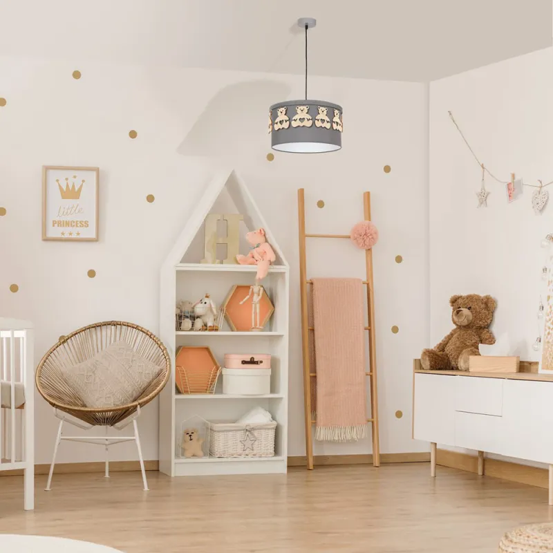 Camera Copilului MIŚ Milagro Modern, E27, Gri, MLP4961, Polonia