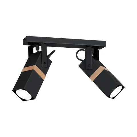 Lustra Plafon VIDAR BLACK Milagro Modern, GU10, Negru, MLP5401, Polonia