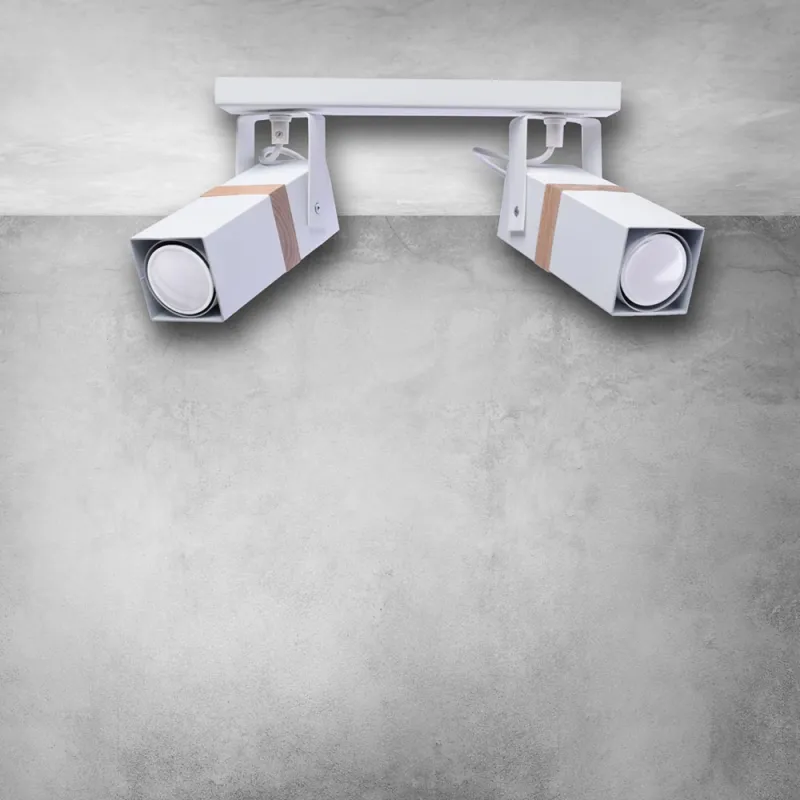 Lustra Plafon VIDAR WHITE Milagro Modern, GU10, Alb, MLP5406, Polonia