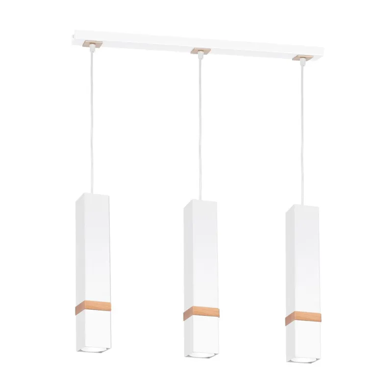 Suspensie VIDAR WHITE Milagro Modern, GU10, Alb, MLP5409, Polonia
