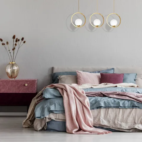 Suspensie VIENNA Milagro Modern, E14, Auriu, MLP5574, Polonia