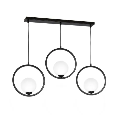 Suspensie BOSTON Milagro Modern, E14, Negru, MLP5594, Polonia