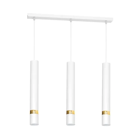Suspensie JOKER WHITE/GOLD Milagro Modern, GU10, Alb/Auriu, MLP6082, Polonia