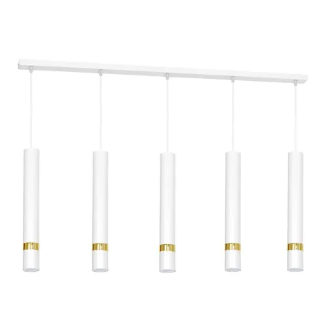 Suspensie JOKER WHITE/GOLD Milagro Modern, GU10, Alb/Auriu, MLP6122, Polonia