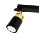Lustra Plafon JOKER BLACK/GOLD Milagro Modern, GU10, Auriu/Negru, MLP6124, Polonia